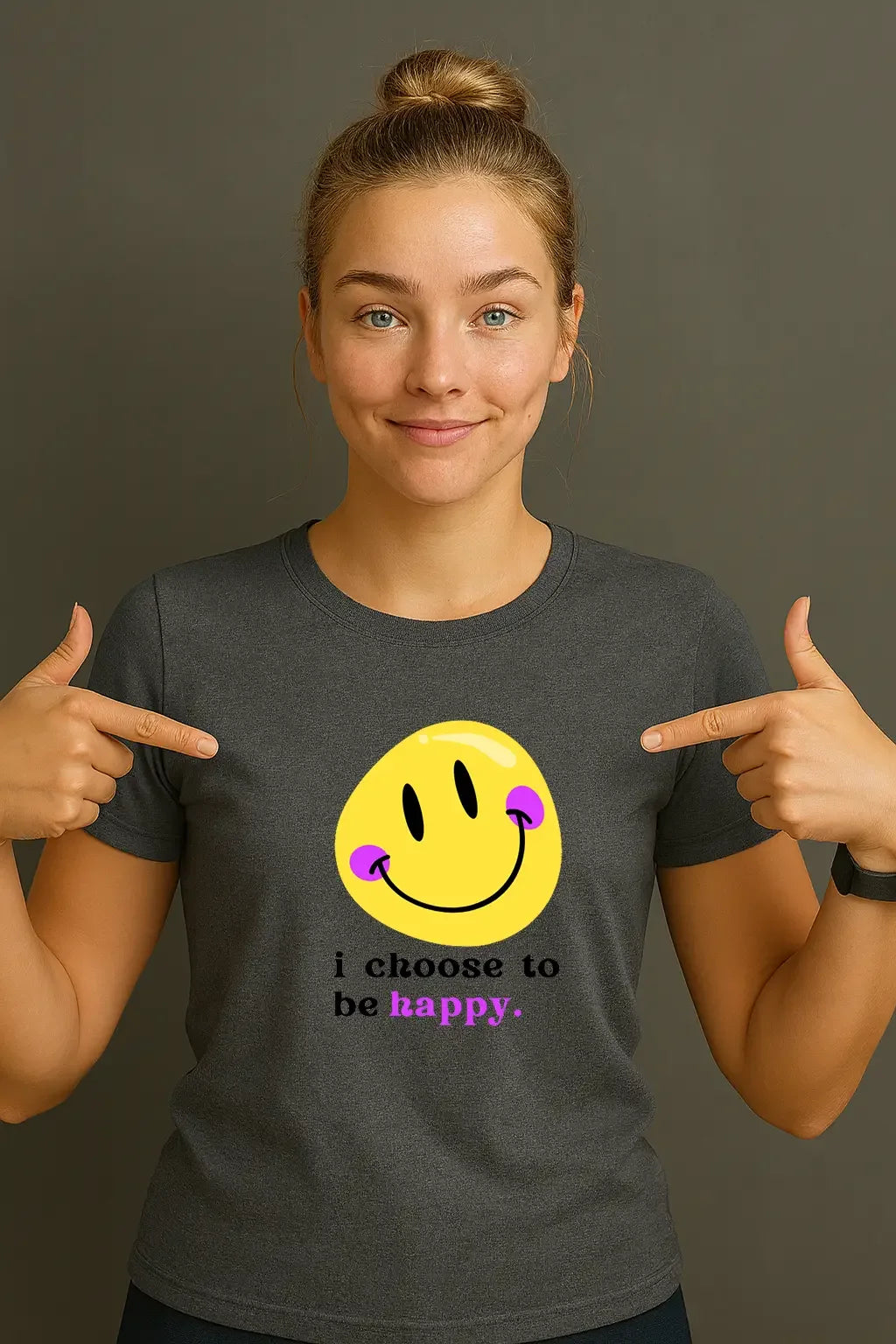 Women's Be Happy T-Shirt - MORFY
