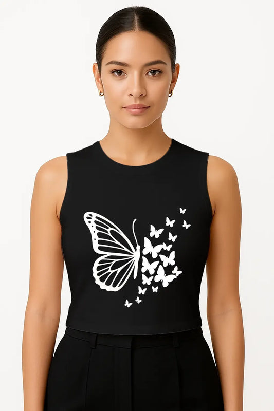 WButterfly Tank Top - MORFY