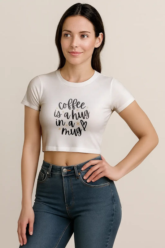COFFEE LOVERS Crop Top - MORFY