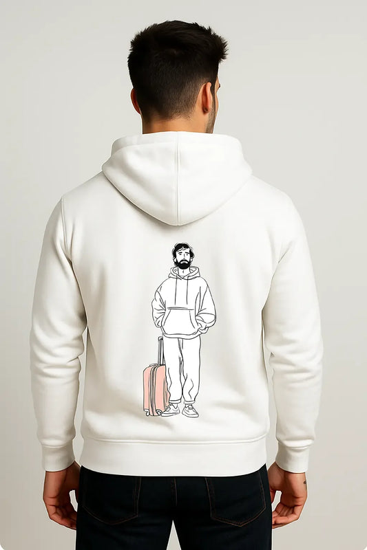 Unisex Zip Travel Man Hoodie - MORFY