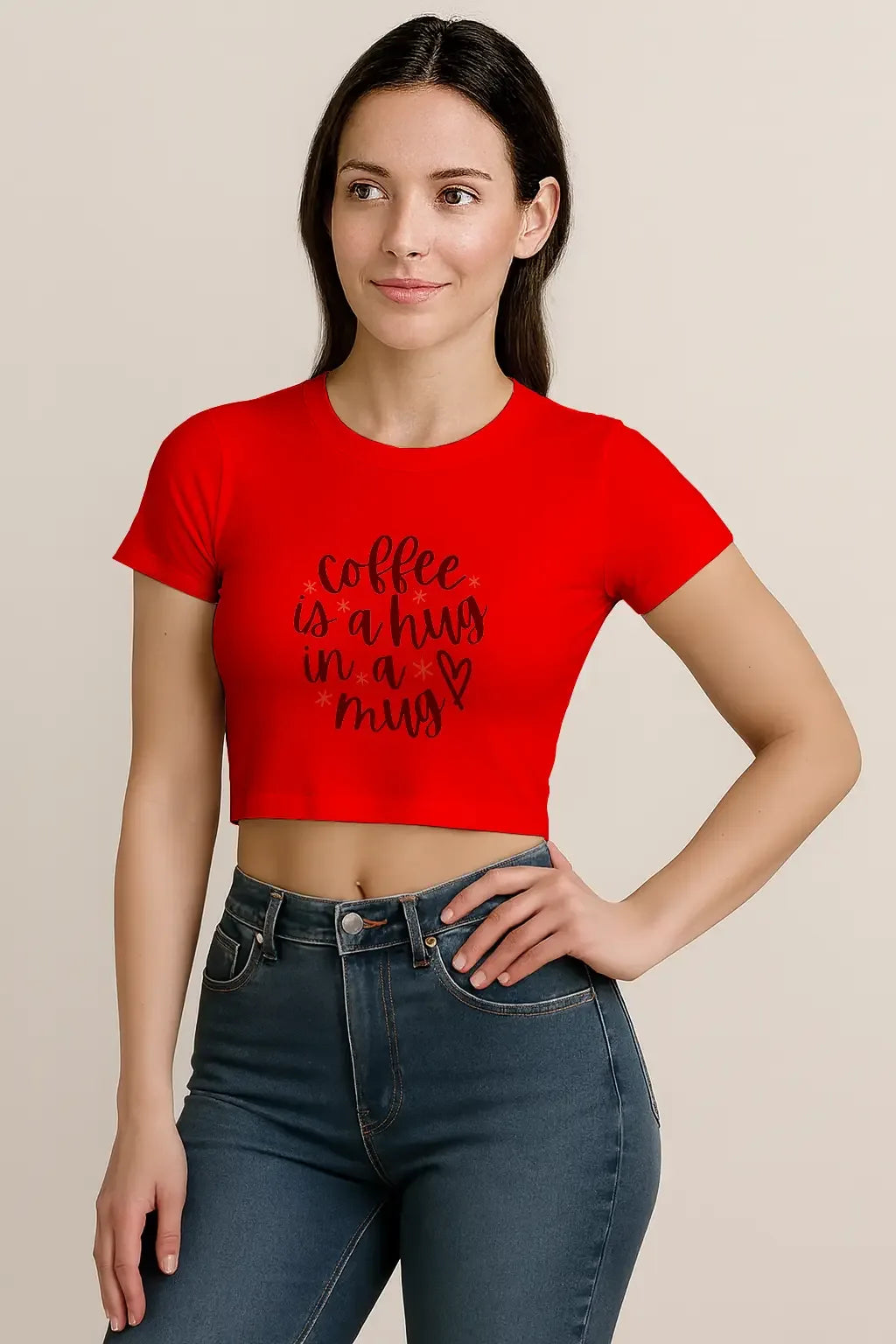 COFFEE LOVERS Crop Top - MORFY