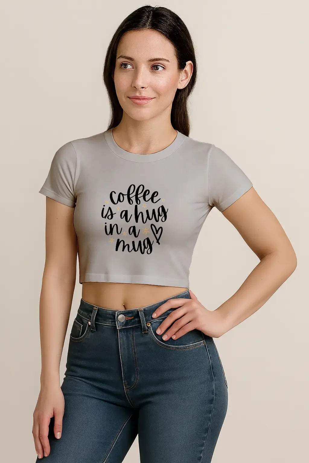 COFFEE LOVERS Crop Top - MORFY