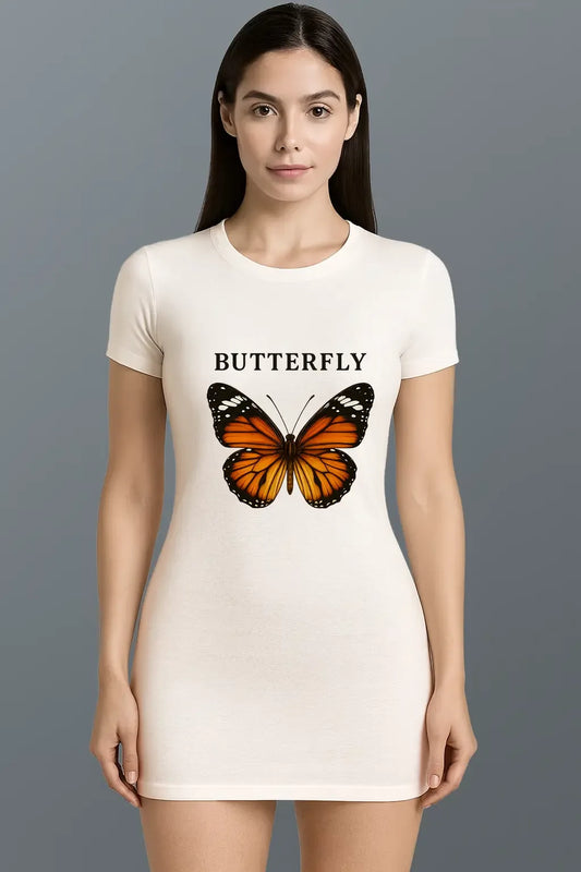 Butterfly T-Shirt Dress - MORFY