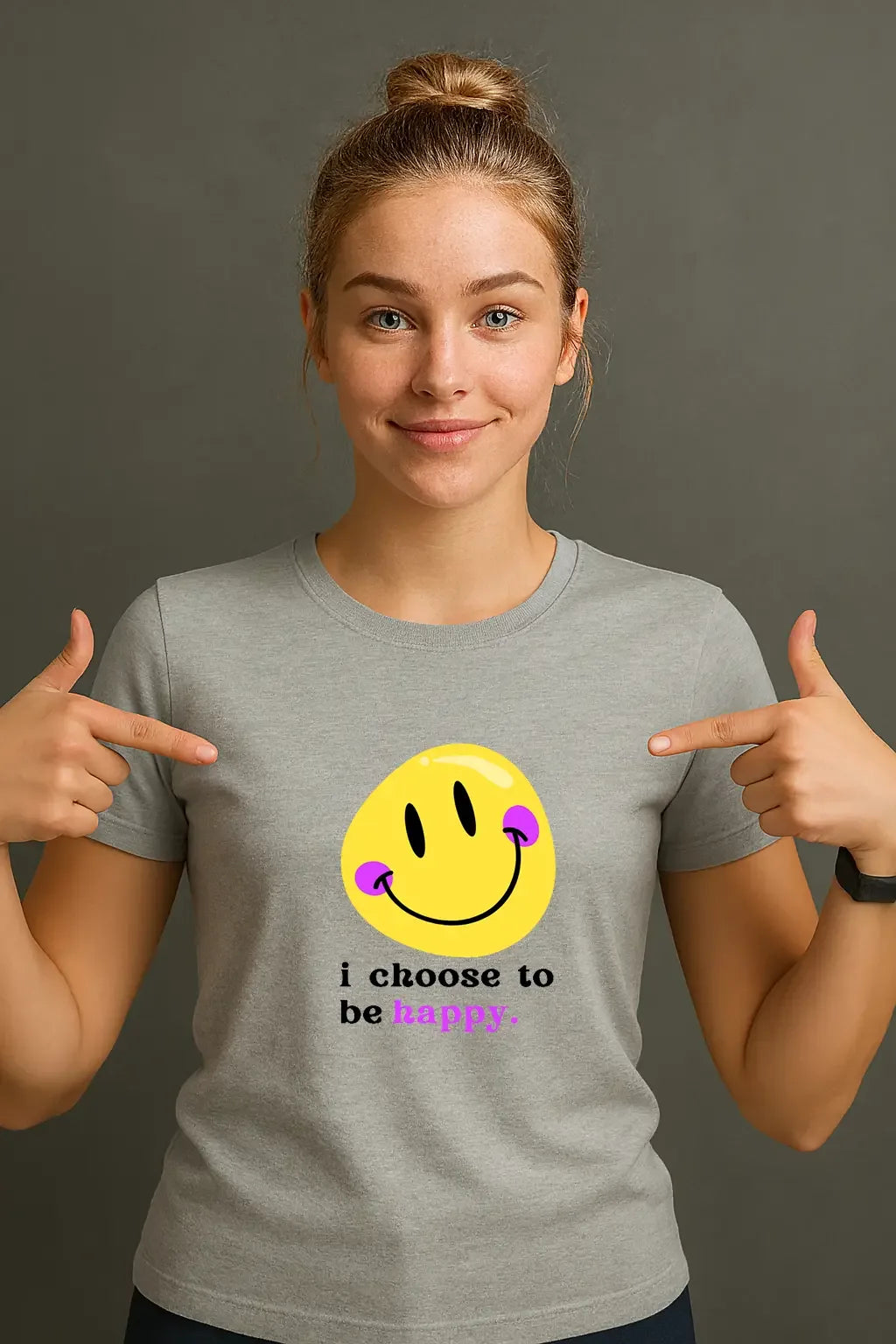 Women's Be Happy T-Shirt - MORFY