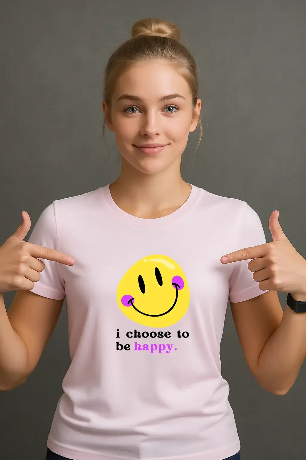 Women's Be Happy T-Shirt - MORFY