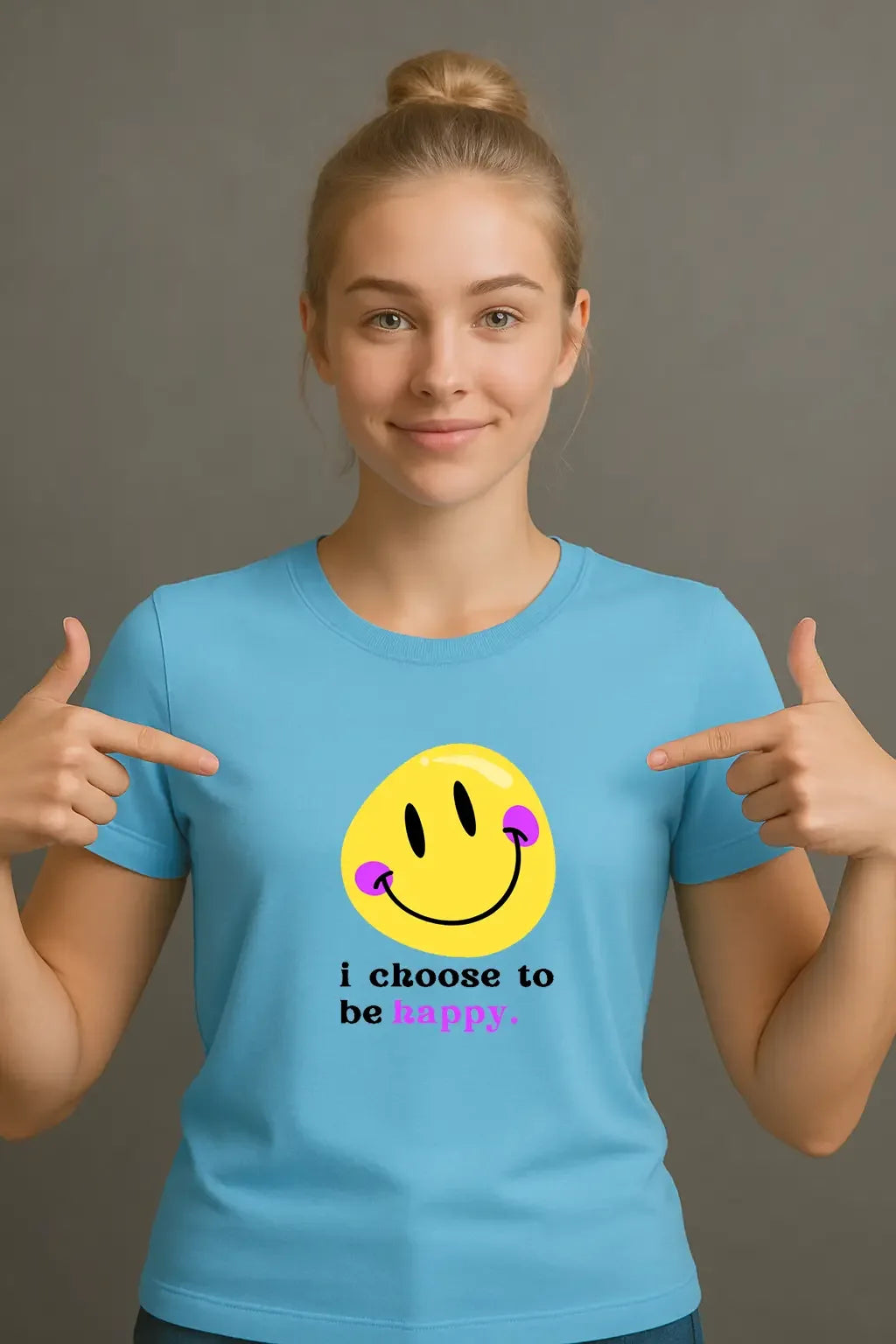 Women's Be Happy T-Shirt - MORFY