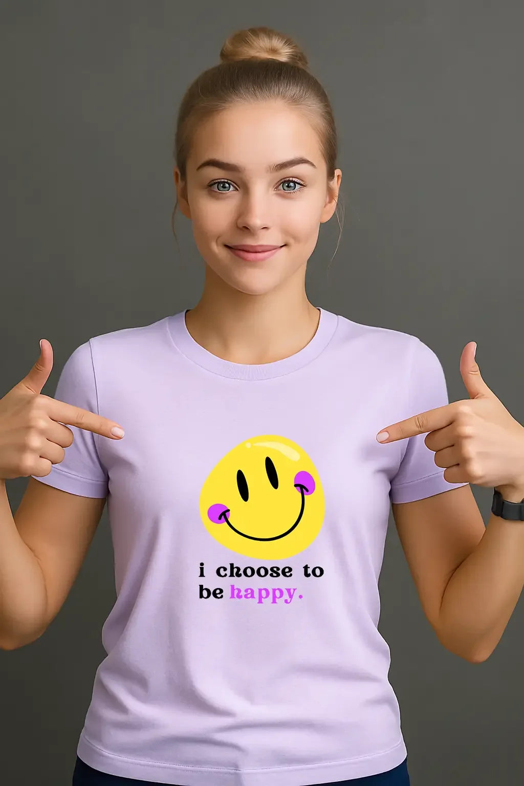 Women's Be Happy T-Shirt - MORFY