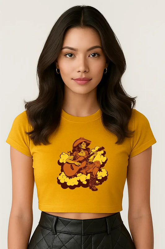 Guitar GrL Crop Top - MORFY