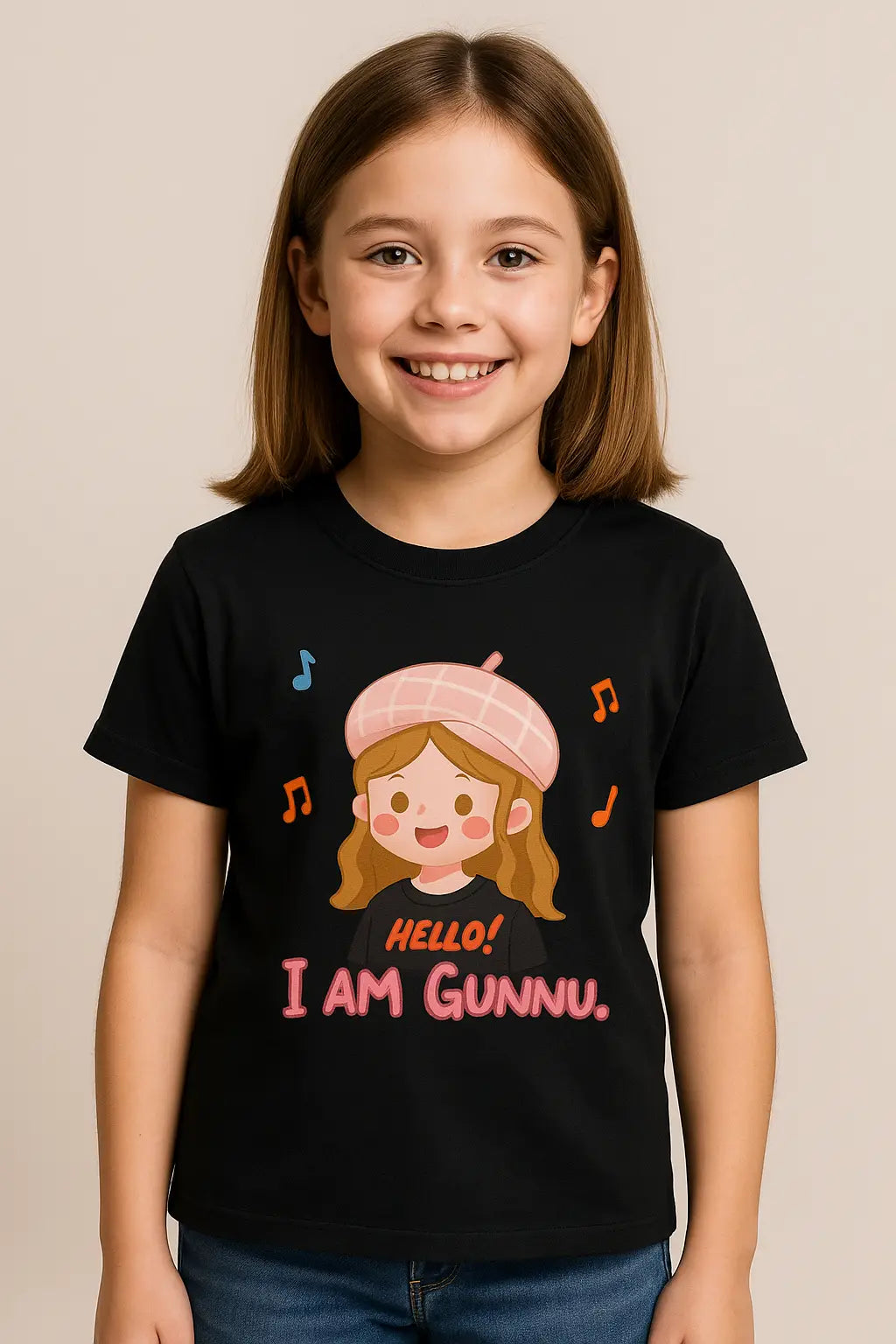 Girl's Crew Neck T-Shirt