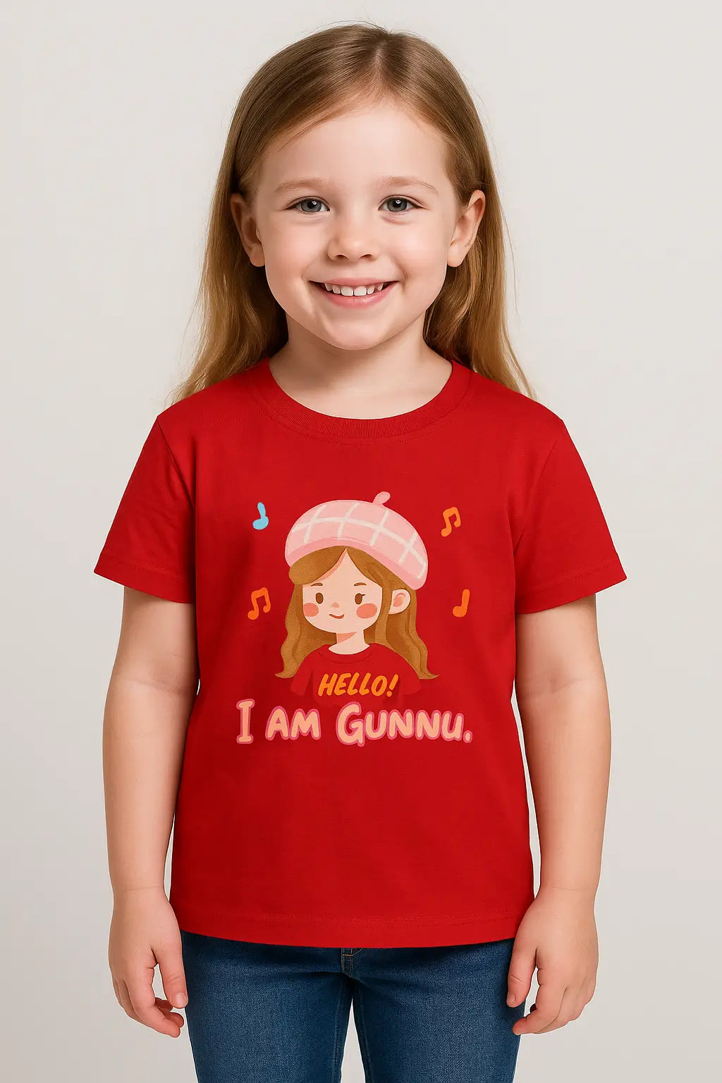 Girl's Crew Neck T-Shirt