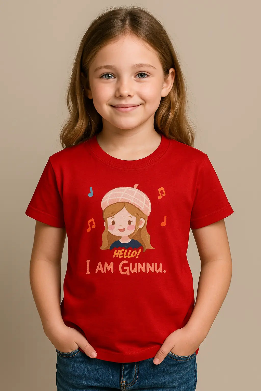 Girl's Crew Neck T-Shirt