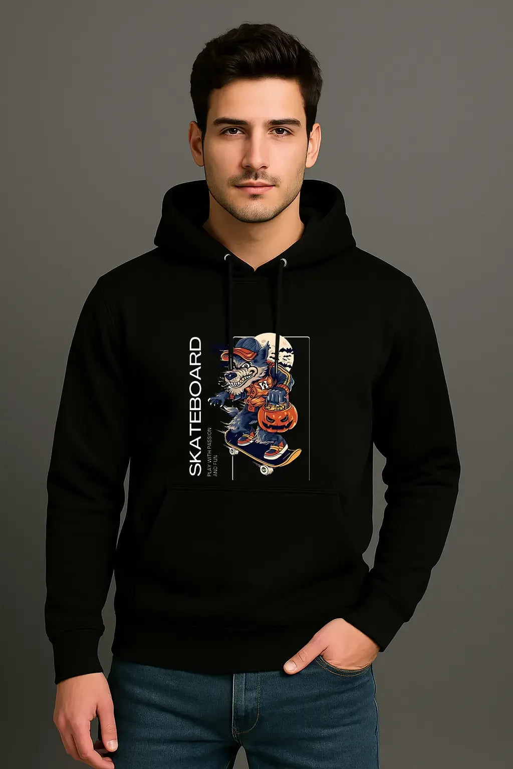 Unisex Fox Skateboard Hoodie - MORFY