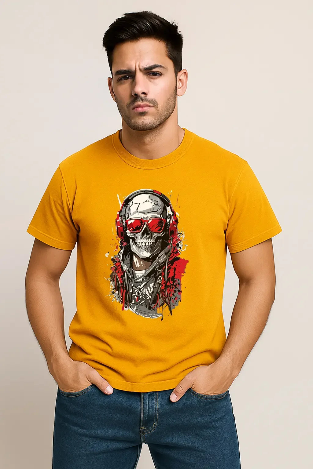 Unisex Cyber Skull T-Shirt - MORFY