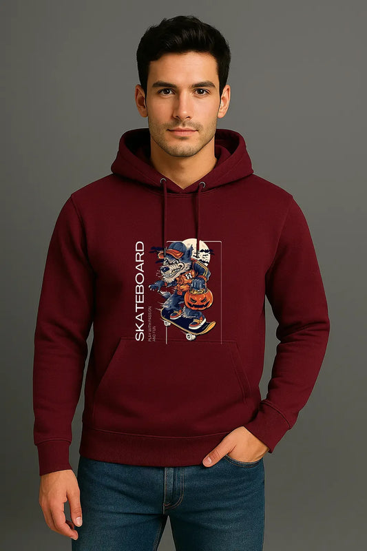 Unisex Fox Skateboard Hoodie - MORFY