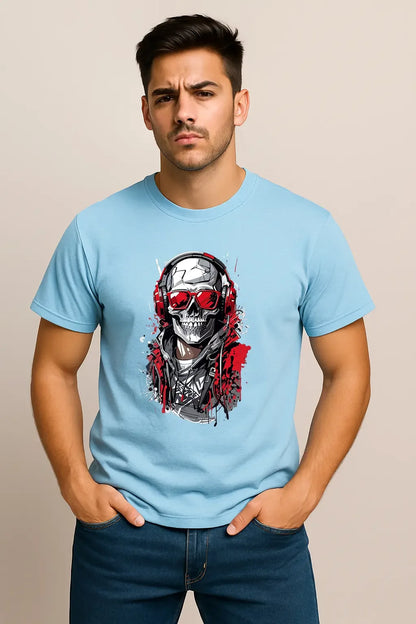 Unisex Cyber Skull T-Shirt - MORFY