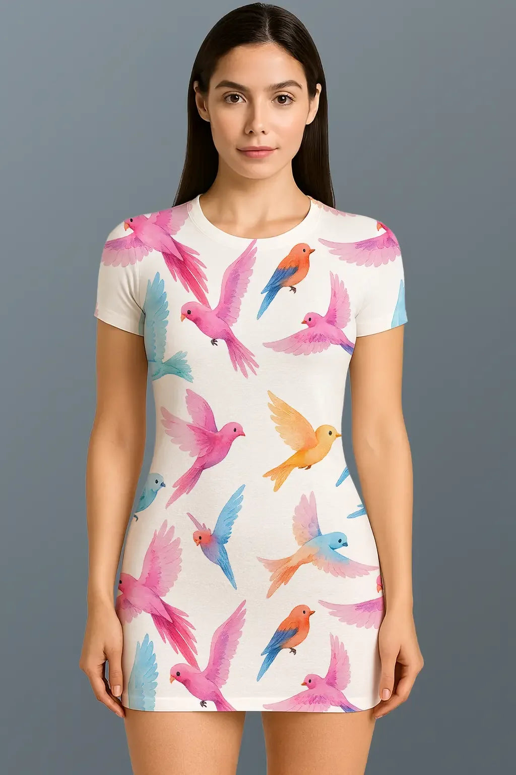 Parrot T-Shirt Dress - MORFY