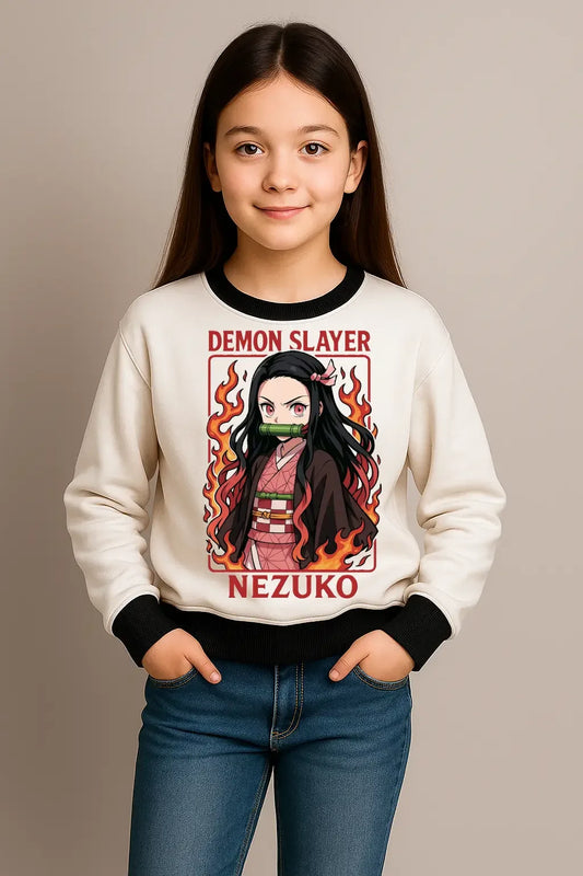 NEZUKO Girls Sweatshirt - MORFY