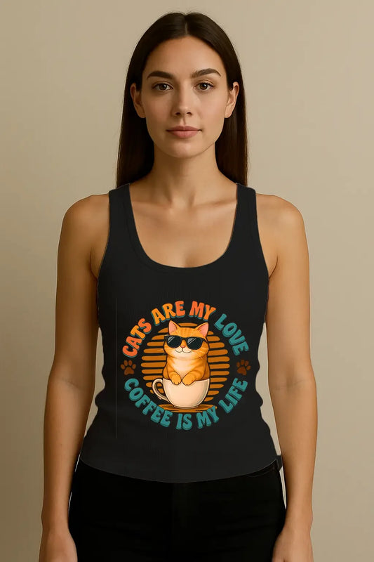 Cat Lovwers Tank Top - MORFY