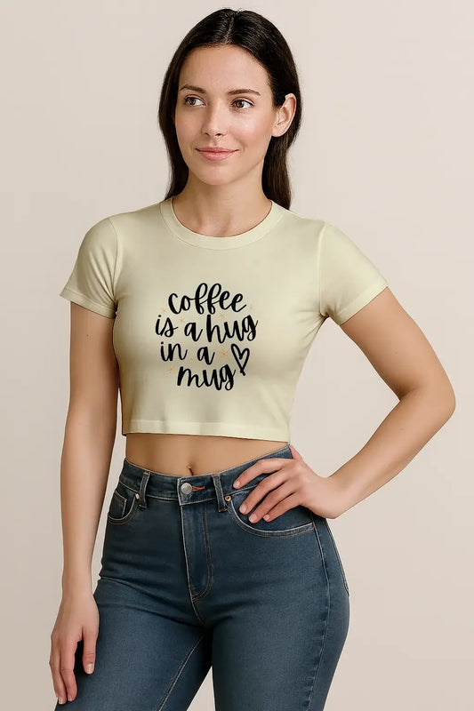 COFFEE LOVERS Crop Top - MORFY