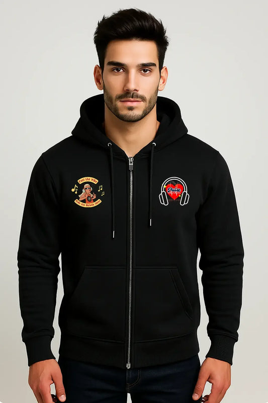 Unisex Rock Band Zip Hoodie - MORFY