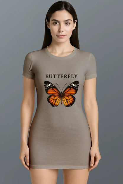 Butterfly T-Shirt Dress - MORFY