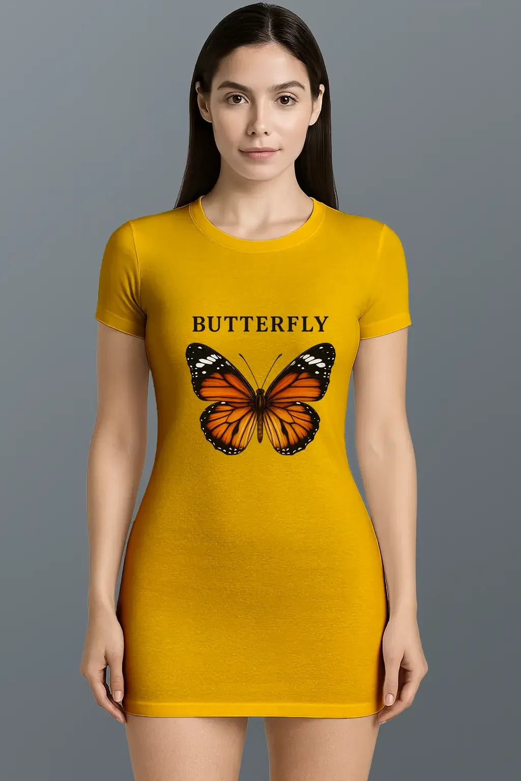 Butterfly T-Shirt Dress - MORFY