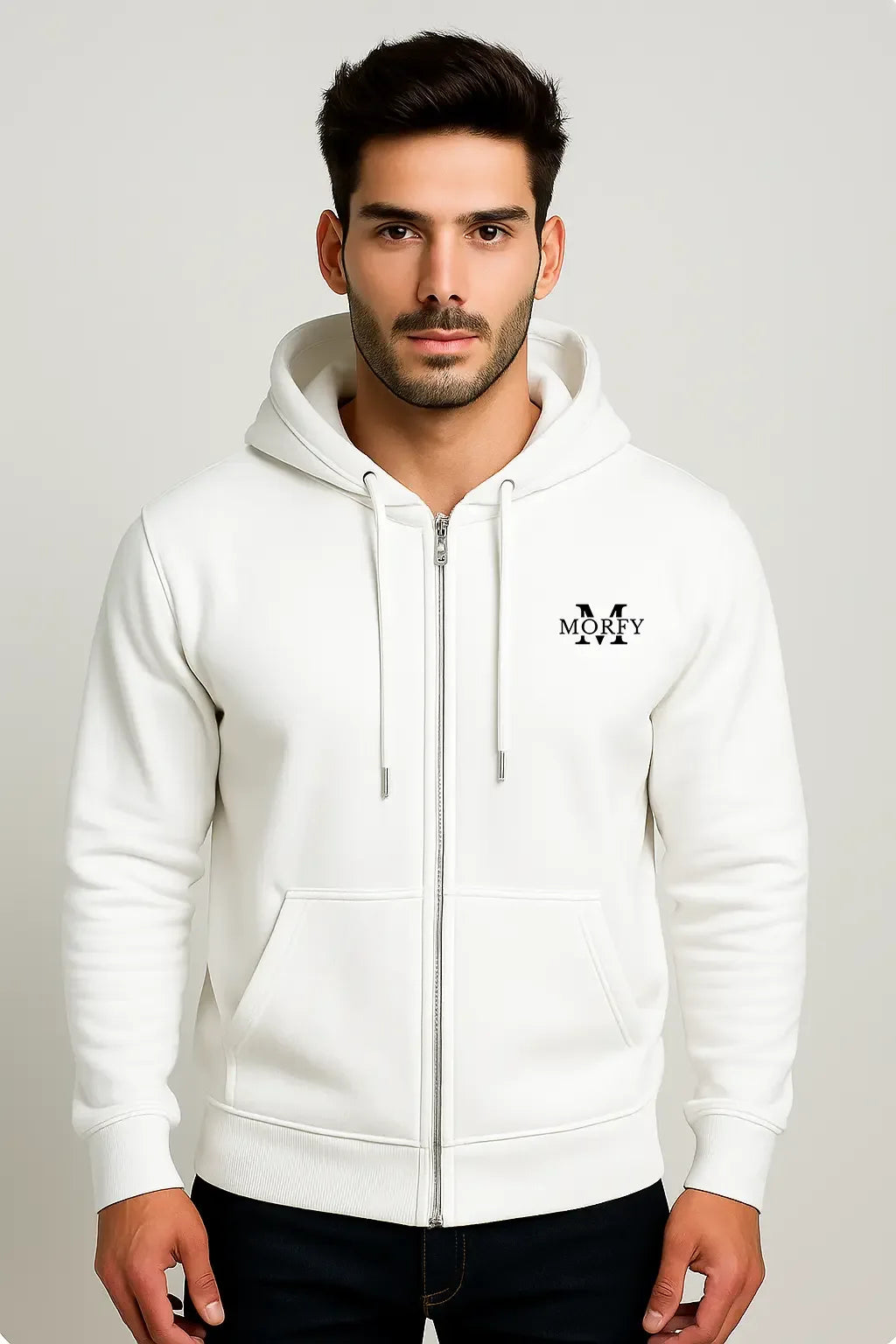 Unisex Zip Travel Man Hoodie - MORFY