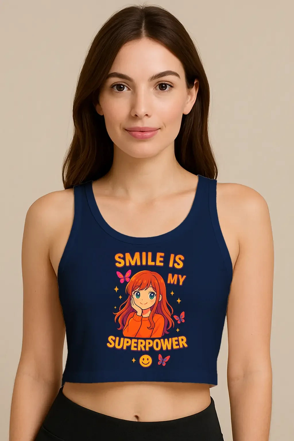 Smile Crop Tank - MORFY