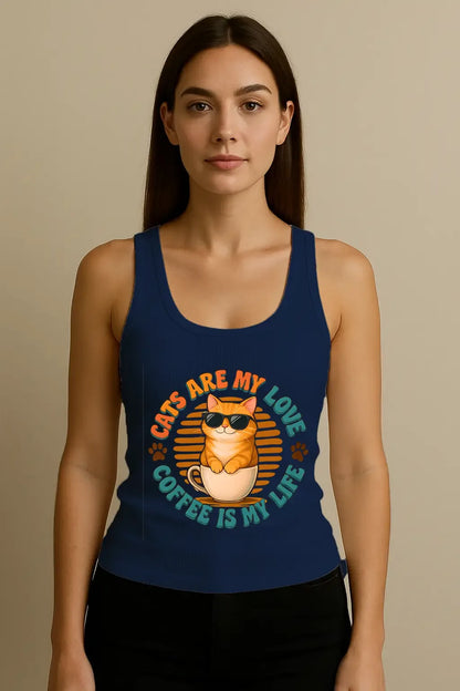 Cat Lovwers Tank Top - MORFY