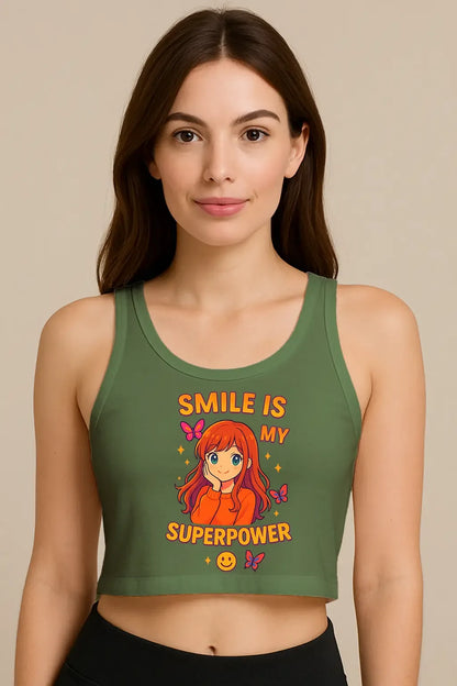 Smile Crop Tank - MORFY