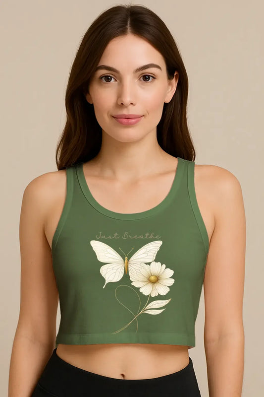 Butterfly Crop Tank - MORFY