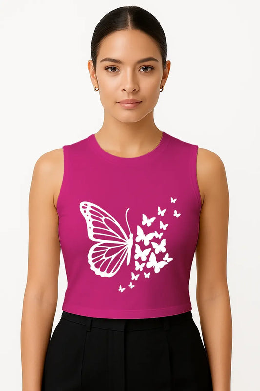 WButterfly Tank Top - MORFY
