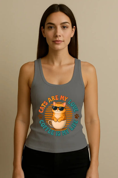 Cat Lovwers Tank Top - MORFY