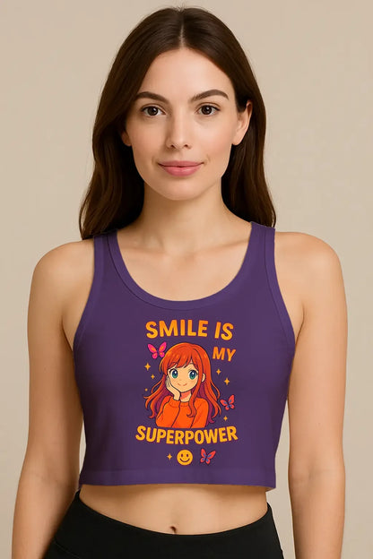 Smile Crop Tank - MORFY