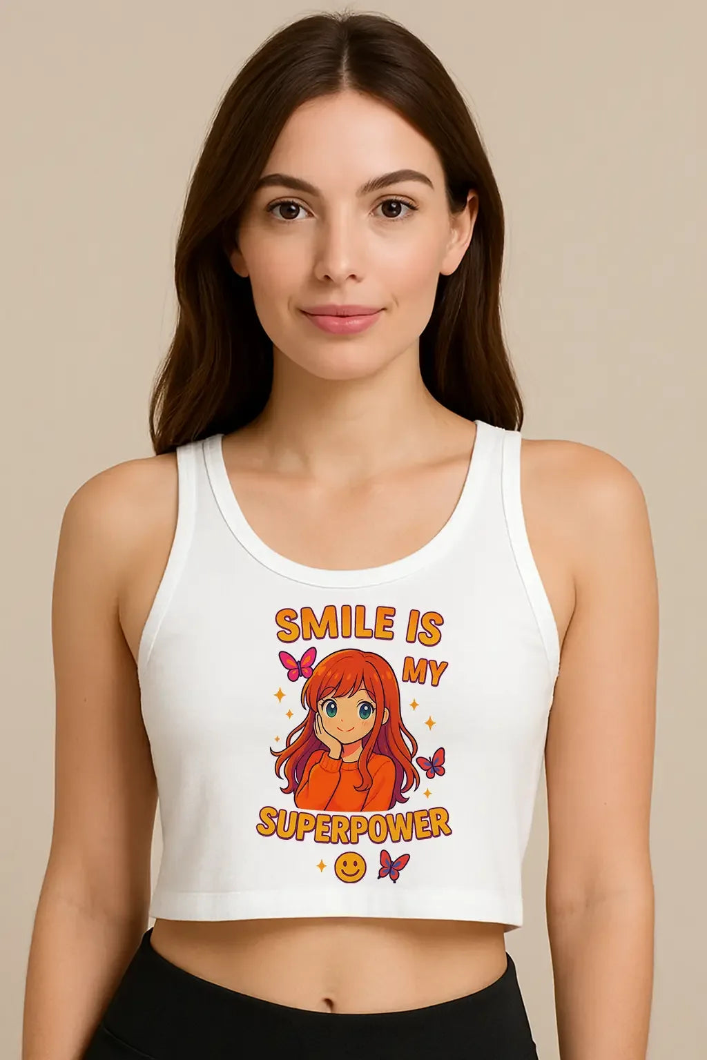 Smile Crop Tank - MORFY